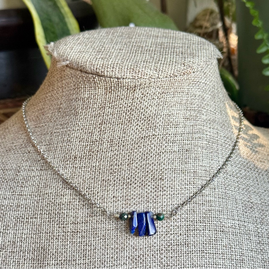 Lapis Lazuli & Malachite Necklace